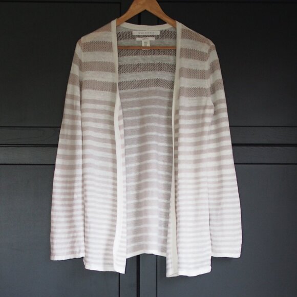 Max Studio | Linen Open Cardigan - Picture 1 of 5